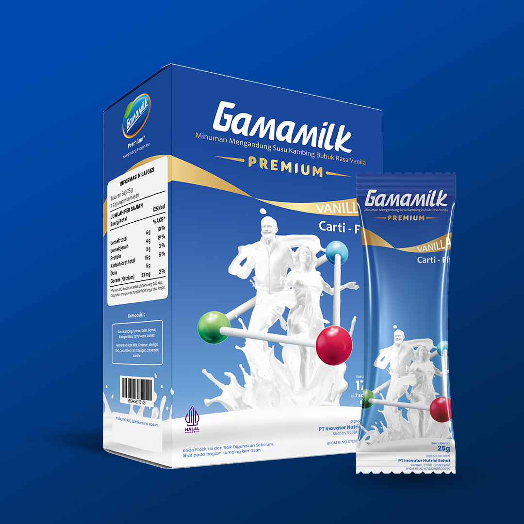 GAMAMILK PREMIUM – Susu kambing dengan collagen