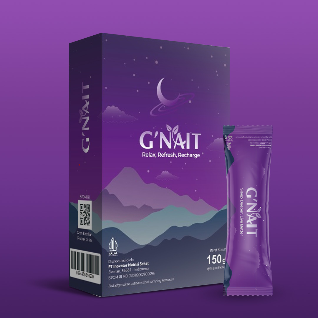 G'NAIT – Minuman herbal untuk tidur nyenyak
